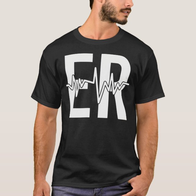 Camiseta Departamento De Emergencia Er Enfermería Frente De (Anverso)