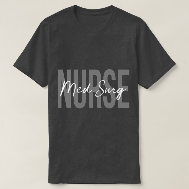 Camiseta Departamento de Enfermería Quirúrgica Médica de En (Diseño del anverso)