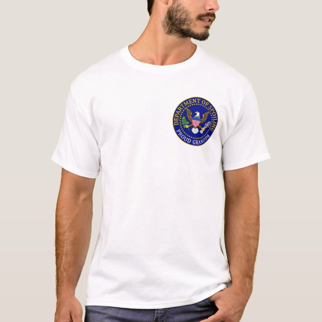 Camiseta Departamento de estropeo - abuelo orgulloso (Anverso)