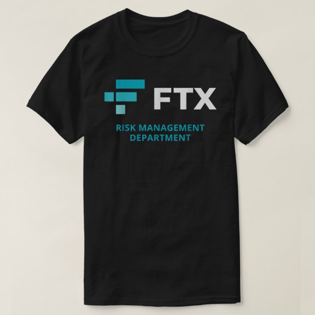 Camiseta Departamento de Gestión de Riesgos de FTX (Diseño del anverso)