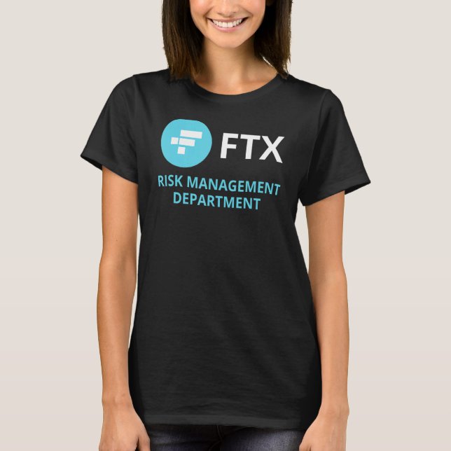 Camiseta Departamento de Gestión de Riesgos de FTX (Anverso)