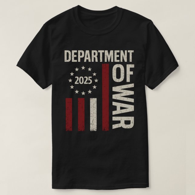Camiseta Departamento de Guerra 2025 (Diseño del anverso)