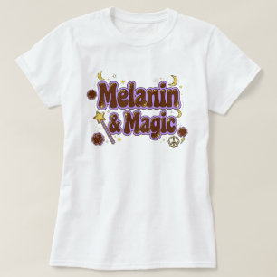 Camiseta Departamento de Magia de Melanina de la Vida Real
