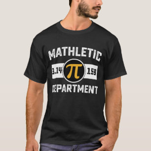 Camiseta Departamento de Mathletic Día de Pi Matemáticas Vi