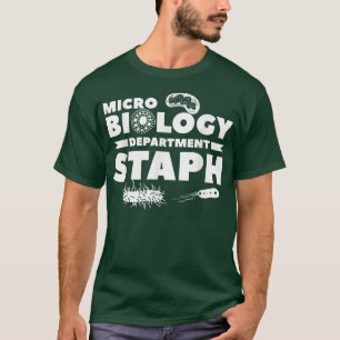 Camiseta Departamento de Microbiología Biólogo de ciencias 