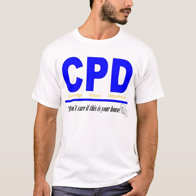 Camiseta Departamento de Policía de Cambridge (Anverso)