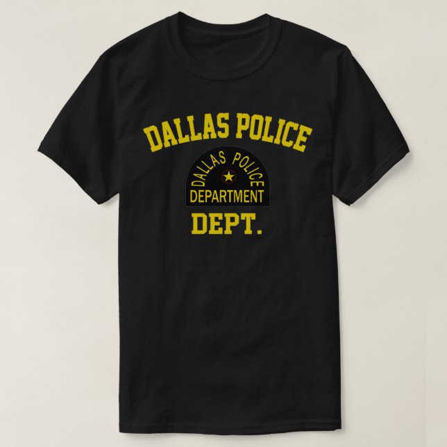 Camiseta Departamento de Policía de Dallas (Diseño del anverso)