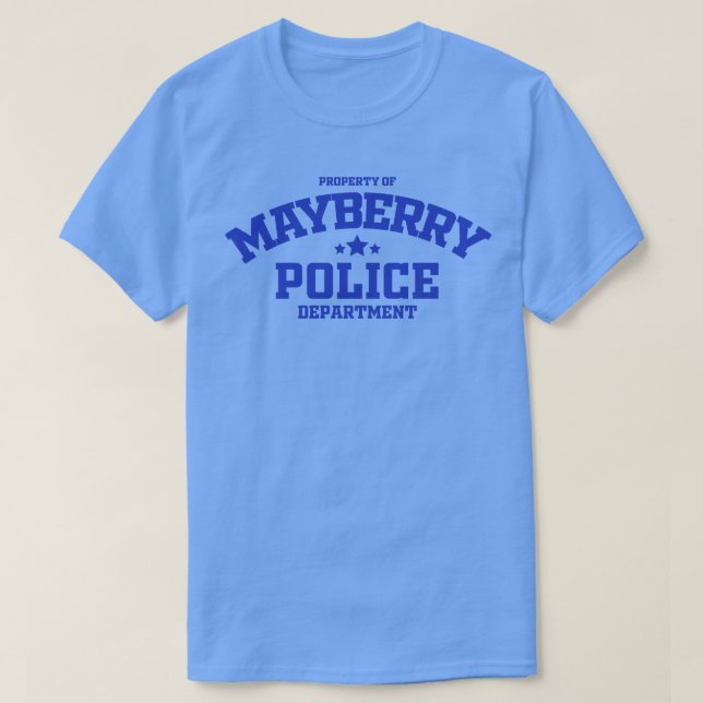 Camiseta Departamento de policía de Mayberry (Diseño del anverso)