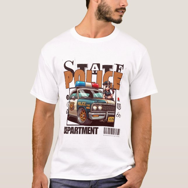 Camiseta Departamento de Policía Estatal (Anverso)
