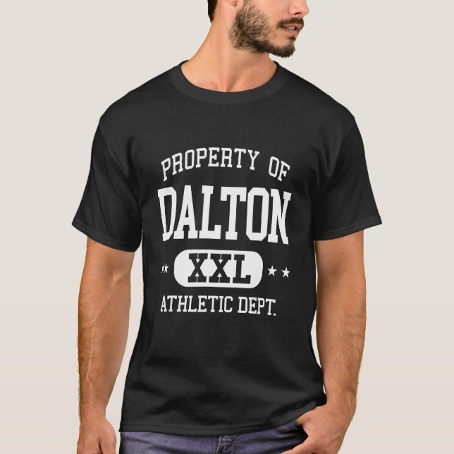 Camiseta Departamento de Propiedad Atlética Dalton Retro (Anverso)