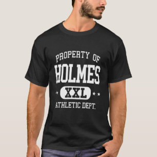 Camiseta Departamento de Propiedad Atlética Holmes Retro