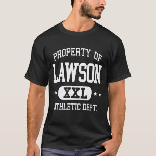 Camiseta Departamento de Propiedad Atlética Lawson Retro
