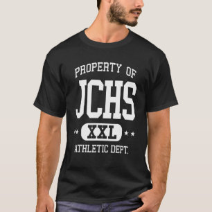 Camiseta Departamento de Propiedad Atlética Retro 1 de JCHS