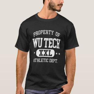 Camiseta Departamento de Propiedades Atléticas Retro WU Tec