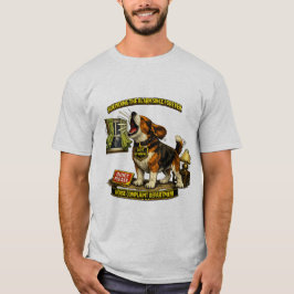 Camiseta Departamento de Quejas de Ruido de Beagle | Aullid