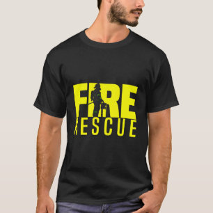 Camiseta Departamento de Rescate de Bomberos Bomberos Bombe