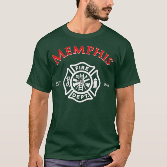 Camiseta Departamento de Rescate de Incendios de Memphis Te (Anverso)