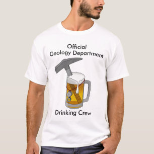 Camiseta Departamento Oficial de Geología Equipo de Bebida