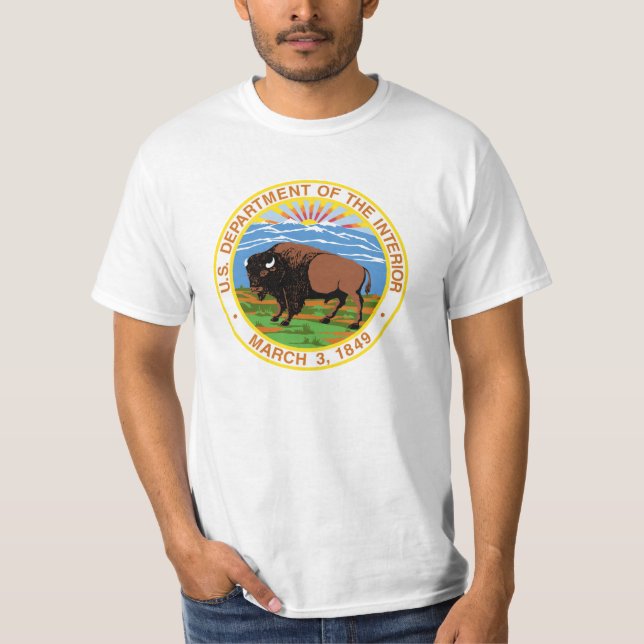 Camiseta department of interior (Anverso)