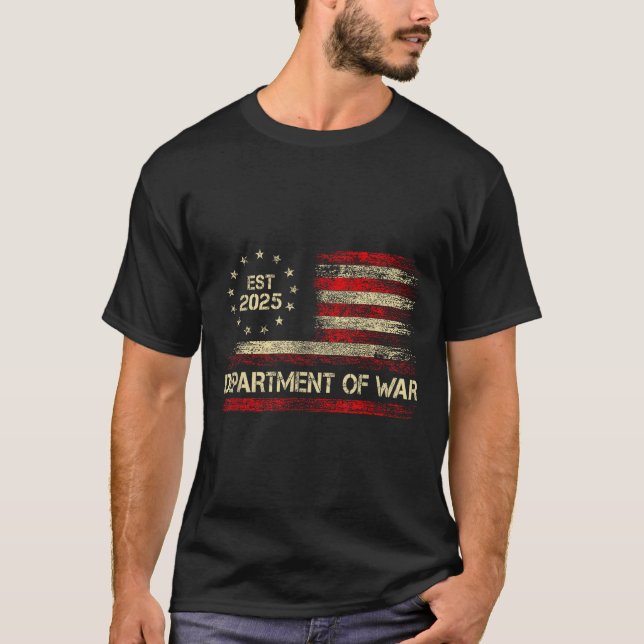 Camiseta Department Of War Established 2025 Re-established  (Anverso)