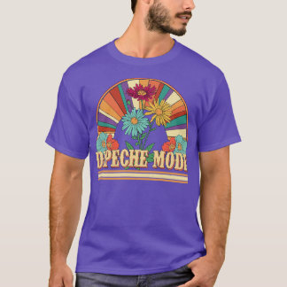 Camiseta Depeche Flores Nombre Modo Regalos Personalizados