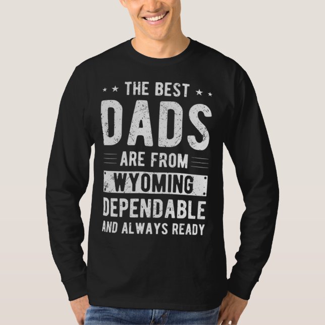 Camiseta Dependable Dad from Wyoming (Anverso)