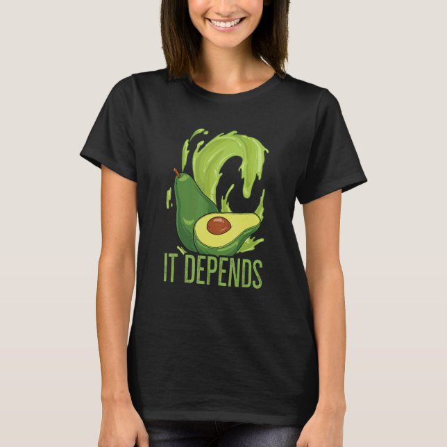 Camiseta Depende De Cita Para Un Nutricionista (Anverso)