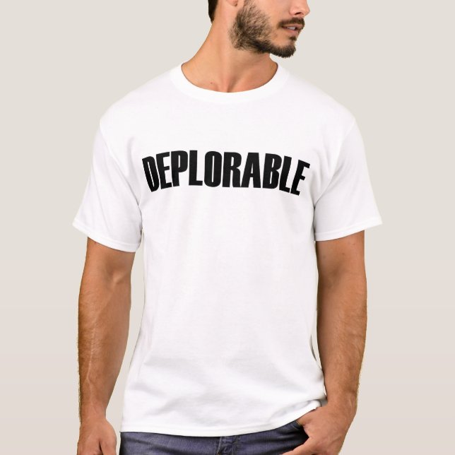 Camiseta Deplorable (Anverso)