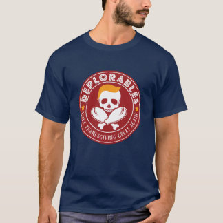 Camiseta Deplorables - haga la acción de gracias grande