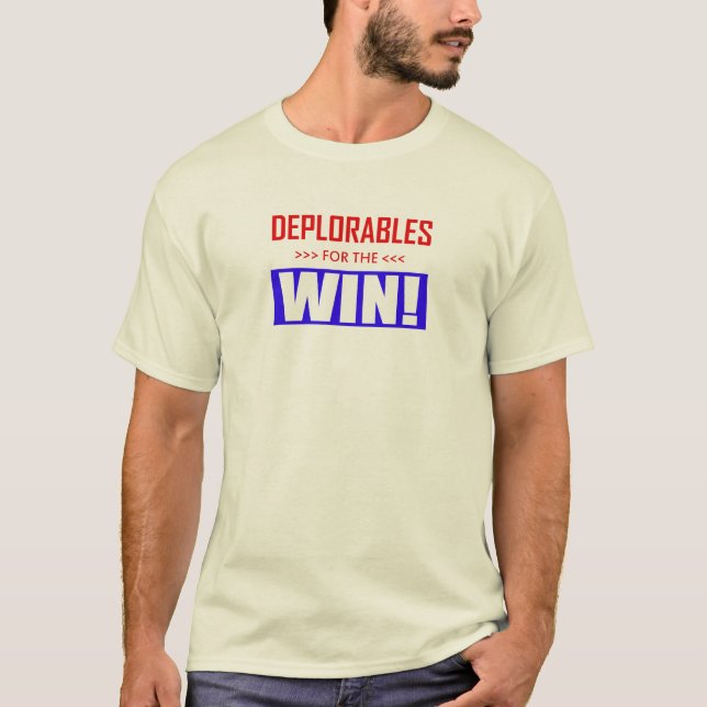Camiseta ¡Deplorables Por La Victoria! (Anverso)