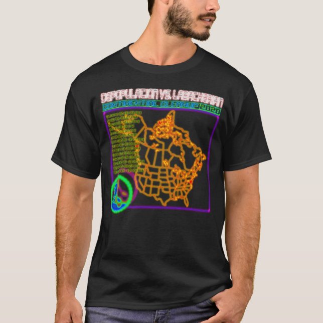 Camiseta DEPOPULATION VS LABATHERIAN Tour 2020 (Anverso)