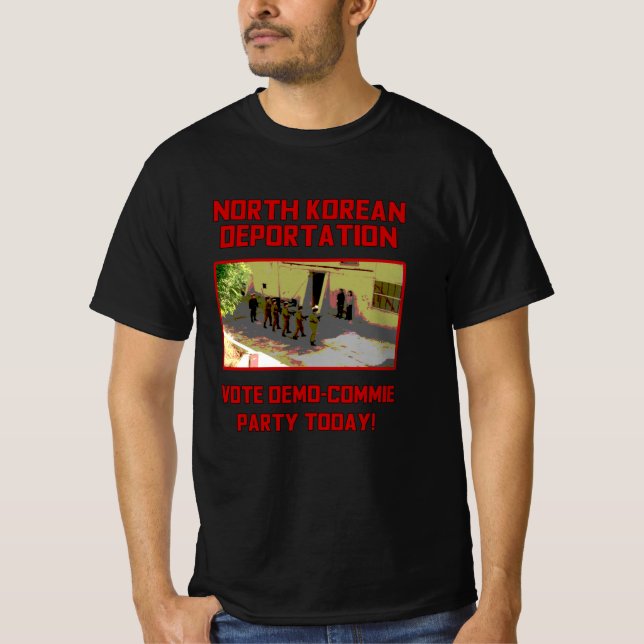 Camiseta Deportación de Corea del Norte ・ (Anverso)