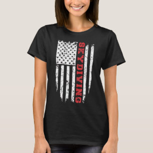 Camiseta Deporte Americano Paracaidismo Usa Paracaidismo Ca