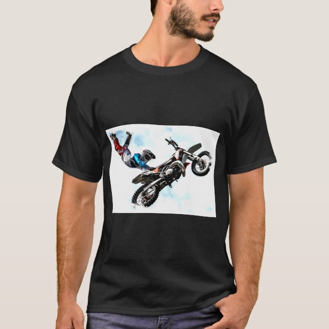 Camiseta Deporte Arte pop moderno elegante de acrobacia (Anverso)