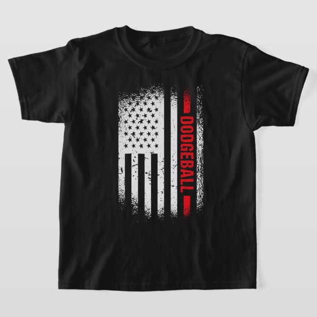 Camiseta Deporte Bandera De Los Ee.Uu. (Distribución)