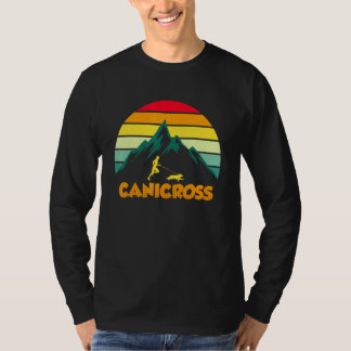 Camiseta Deporte Canicross Montañas Corredores Con Perro Co