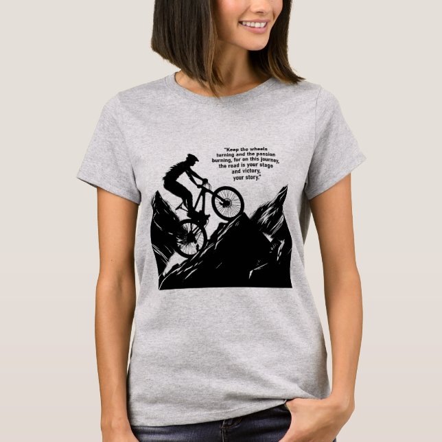 Camiseta Deporte competitivo de la motivación para inspirar (Anverso)