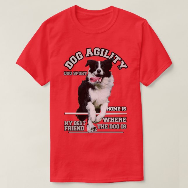 CAMISETA DEPORTE DE AGILIDAD CANINA (Diseño del anverso)