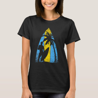 Camiseta Deporte de agua del océano de surf surfista tropic