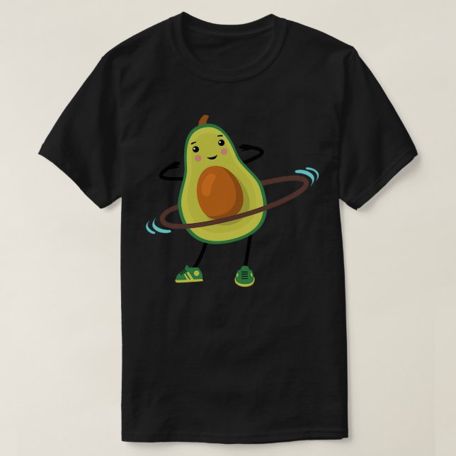 Camiseta deporte de aguacate (Diseño del anverso)