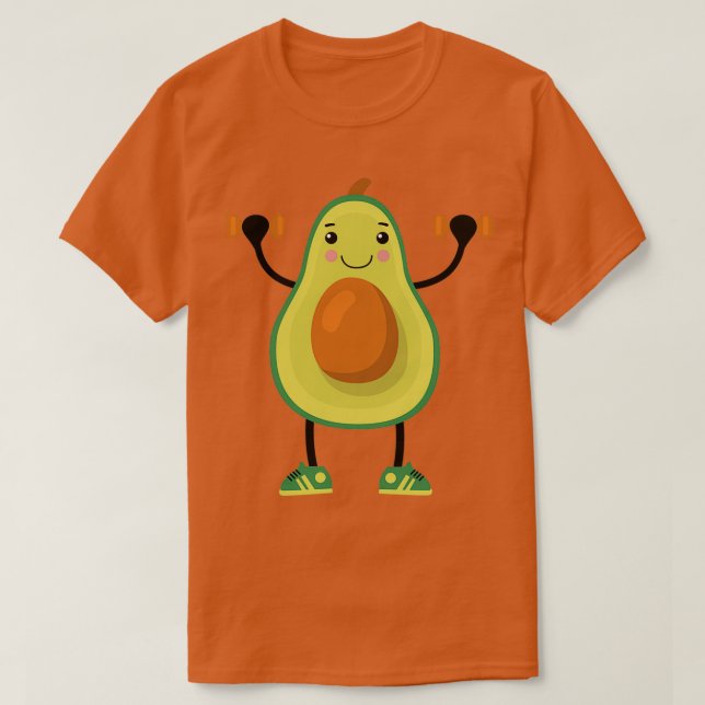 Camiseta Deporte de aguacate 1 (Diseño del anverso)