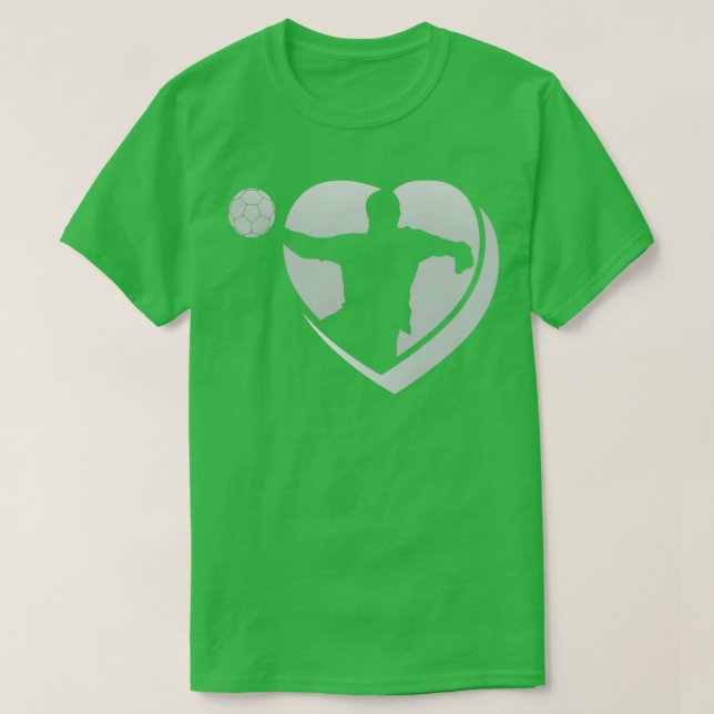Camiseta Deporte de baloncesto de amor de balonmano (Diseño del anverso)