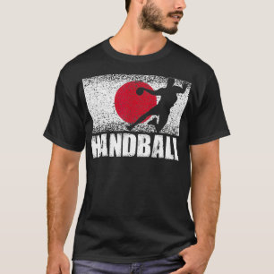 Camiseta Deporte de balonmano, bandera de Japón, juego de b