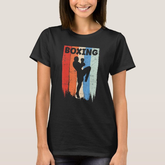 Camiseta Deporte de boxeo retro vintage (Anverso)