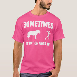 Camiseta Deporte de carrera divertido corredor tigre motiva