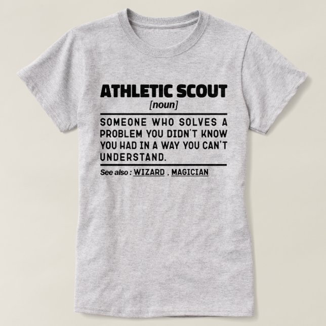 Camiseta Deporte de definición moderna de Scout atlético di (Diseño del anverso)