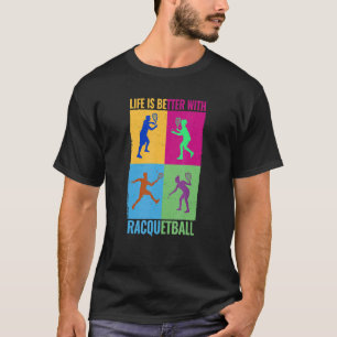 Camiseta deporte de equipo Racquetball para mujeres