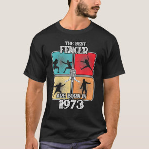 Camiseta Deporte de esgrima de esgrima de 49 años 1973 49º