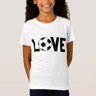 Camiseta deporte de fútbol de amor fresco