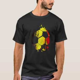 Camiseta Deporte de fútbol de Bélgica con bandera de Bélgic